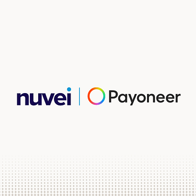 Nuvei x Payoneer logos