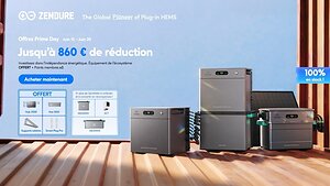 Zendure lance le Prime Day 2026 : jusqu'à 860 € d'économies sur les solutions de stockage d'énergie SolarFlow
