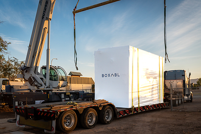 BOXABL Casita, shown folded for transportation, highlights the company’s scalable modular housing designed for global markets BOXABL Casita, shown folded for transportation, highlights the company’s scalable modular housing designed for global markets