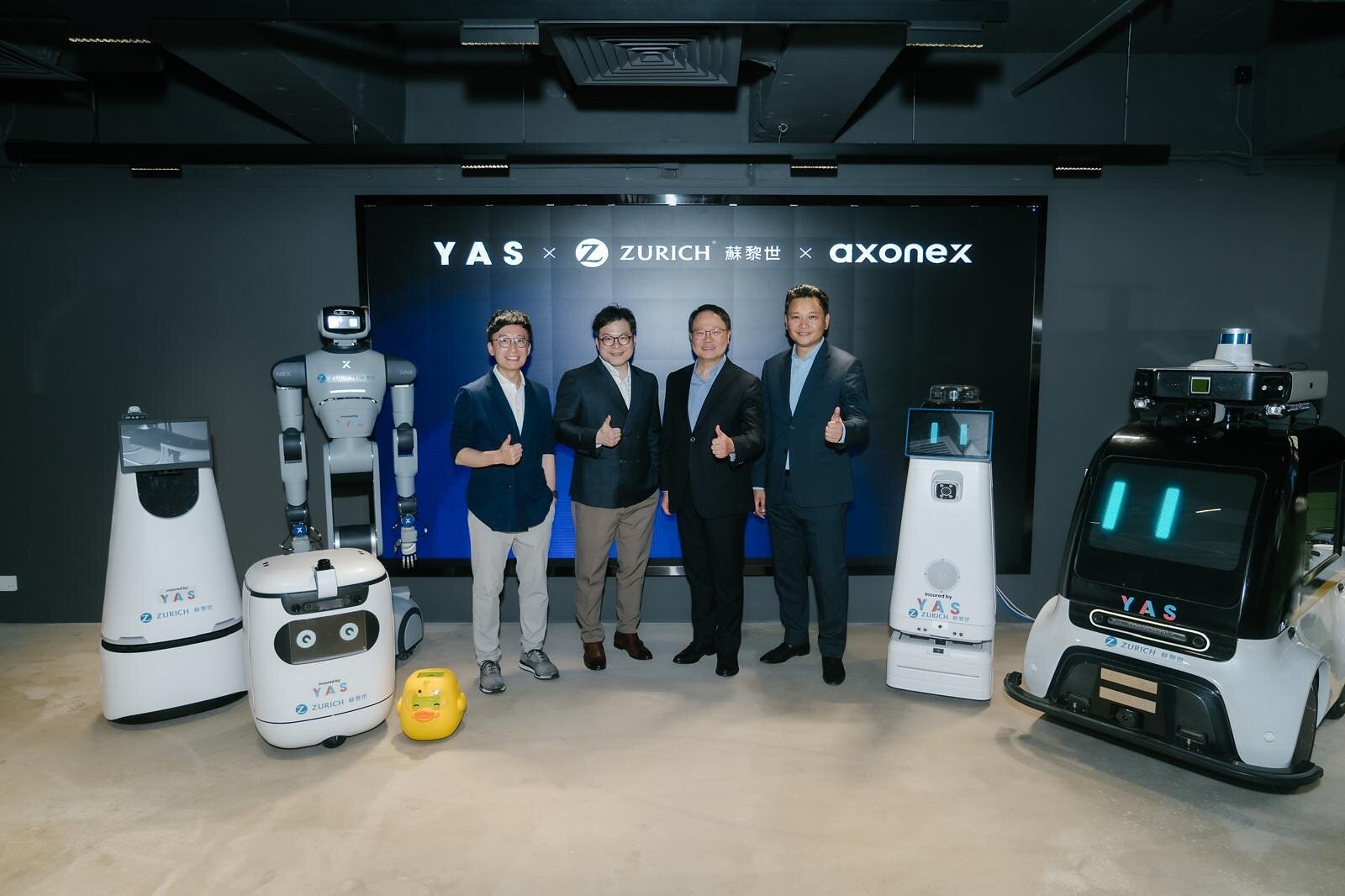 Zurich Insurance (Hong Kong) and YAS announce embedded insurance for robots
