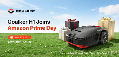La tondeuse robotisée GOALKER H1 est à un prix exclusif pour le Prime Day
