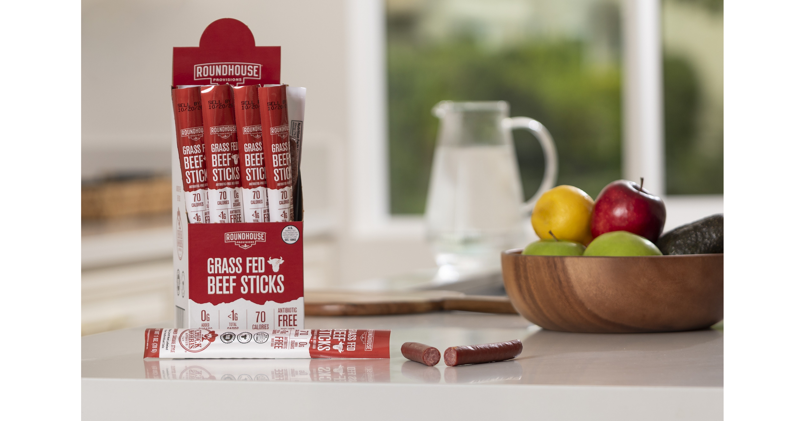 Roundhouse Provisions Launches New Grass-Fed Beef Sticks Roundhouse Provisions Launches New Grass-Fed Beef Sticks