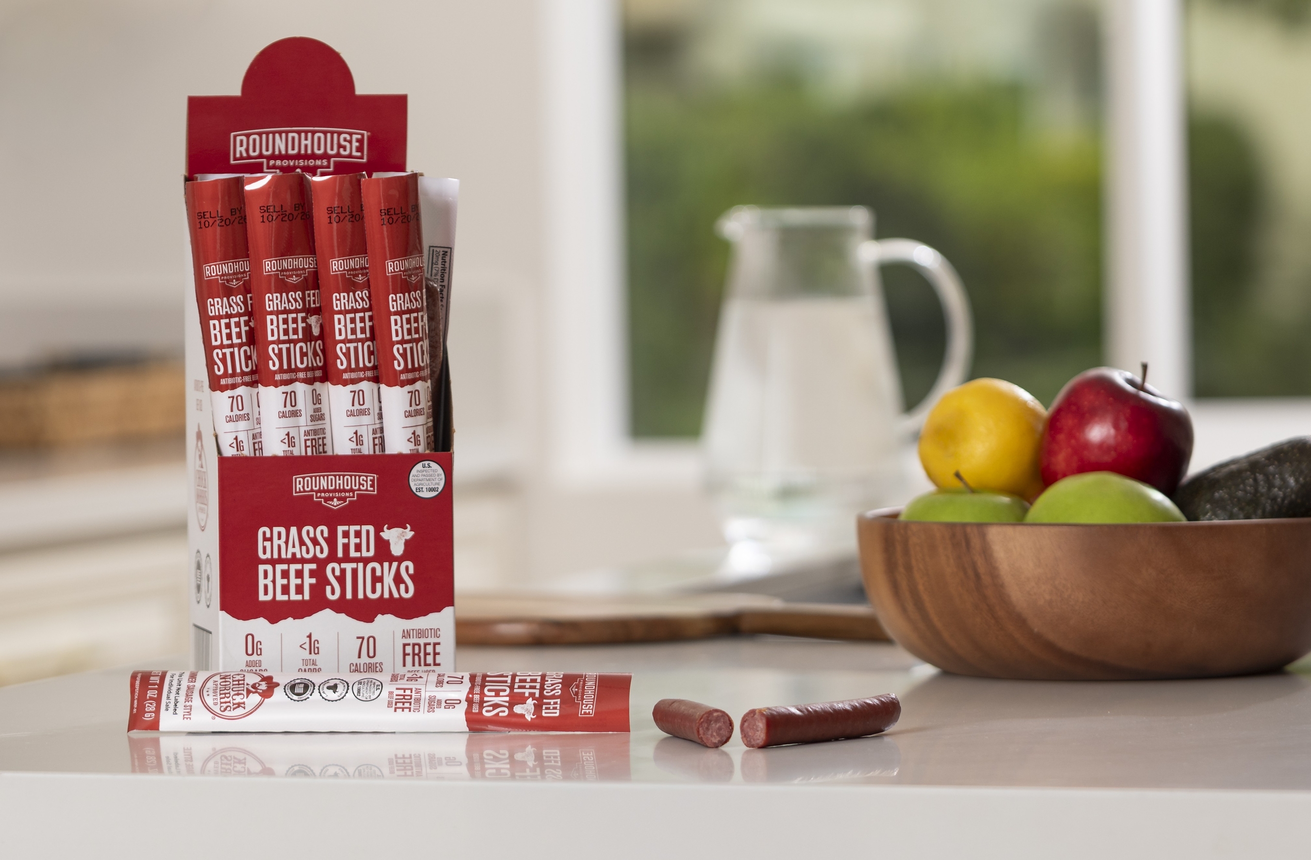 Roundhouse Provisions Launches New Grass-Fed Beef Sticks