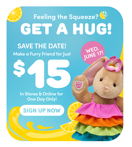 Build-A-Bear Summer Promo Series Build-A-Bear Summer Promo Series