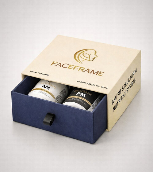 FaceFrame AM/PM Structural Support System — available exclusively at facefra.me.