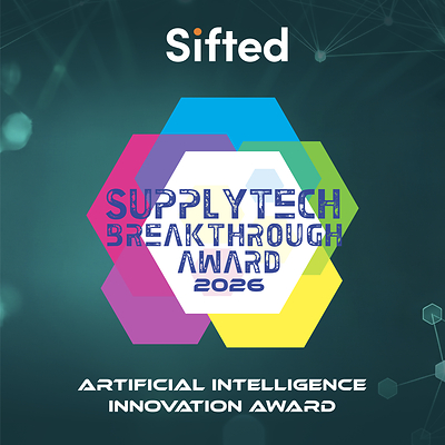 SupplyTech Breakthrough Award 2026 - Artificial Intelligence Innovation Award