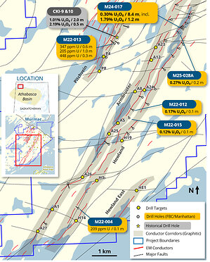 Fortune Bay and Manhattan Uranium Commence Drilling at the Murmac Uranium Project, Athabasca Basin, Saskatchewan