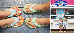 Sanuk and Dippin' Dots Launch Limited-Edition Kids Sandals