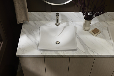 KOHLER WasteLAB DemiLav in Eggshell