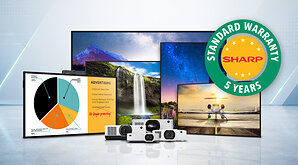 Sharp Expands Five-Year Warranty Across Key Display Categories