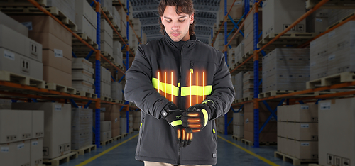 The all-new ThermaSync™ Jacket and Gloves from RefrigiWear combine battery-powered heating technology with industrial-grade durability and a completely unique connection between the products to deliver synchronized warmth from core to fingertips. The result is an innovative solution for insulated PPE that helps workers stay safe, comfortable and focused on the job, even in temperatures down to -15°F. The all-new ThermaSync™ Jacket and Gloves from RefrigiWear combine battery-powered heating technology with industrial-grade durability and a completely unique connection between the products to deliver synchronized warmth from core to fingertips. The result is an innovative solution for insulated PPE that helps workers stay safe, comfortable and focused on the job, even in temperatures down to -15°F.