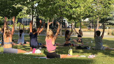 Yoga In the Park - Image Courtesy of Exhibition Place