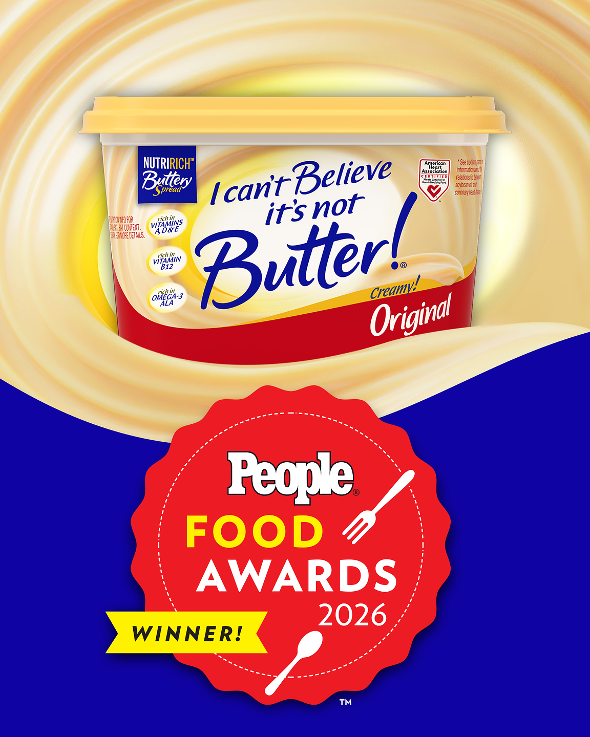 I Can't Believe It's Not Butter!® Spreads the Joy -- Named Best Butter Alternative by PEOPLE Food Awards 2026