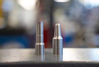 Hot forging punches made from Foundation Alloy's MC-X—outlasting M2 tool steel under severe thermal conditions.
Photo Credit: Foundation Alloy