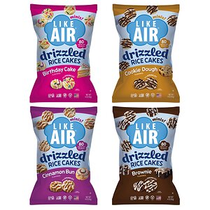 Like Air® Launches Drizzled Rice Cakes Innovation to Enter Fastest-Growing Category in Salty Snacks