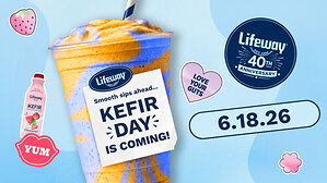 Lifeway® Foods Celebrates 40 Years and National Kefir Day with Coast-to-Coast Events and Lifeway Kefir Shop Pop-Up in SoHo