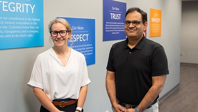Rebecca Rudolph and Vamshi Sarangapani