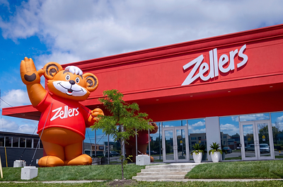 25 ft. Inflatable Zeddy Bear Outside 80 Orfus Rd. in Toronto on Monday, June 15