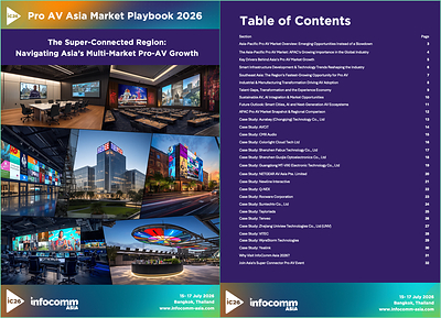 INFOCOMM ASIA CÔNG BỐ CẨM NANG CHIẾN LƯỢC THỊ TRƯỜNG PRO AV CHÂU Á - THÁI BÌNH DƯƠNG 2026, HÉ LỘ NHỮNG CÔNG NGHỆ, THỊ TRƯỜNG VÀ CƠ HỘI ĐANG ĐỊNH HÌNH TƯƠNG LAI SỐ CỦA KHU VỰC ảnh 1 INFOCOMM ASIA CÔNG BỐ CẨM NANG CHIẾN LƯỢC THỊ TRƯỜNG PRO AV CHÂU Á - THÁI BÌNH DƯƠNG 2026, HÉ LỘ NHỮNG CÔNG NGHỆ, THỊ TRƯỜNG VÀ CƠ HỘI ĐANG ĐỊNH HÌNH TƯƠNG LAI SỐ CỦA KHU VỰC ảnh 1