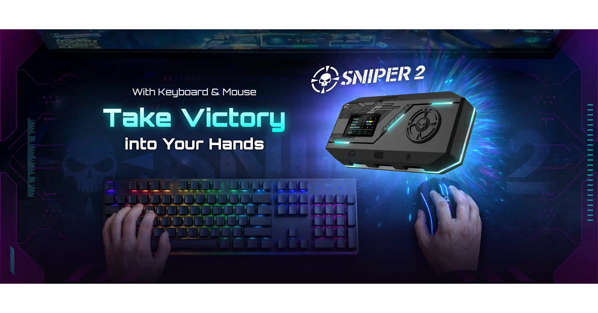Brook Gaming Officially Launches Sniper 2 Flagship Keyboard and Mouse Converter for Cross-Platform Console Gaming