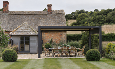 FlexPatio Pergola in UK Countryside