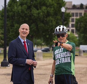 America 250 Celebration Rallies Around Veterans Trekking the Great American Rail-Trail