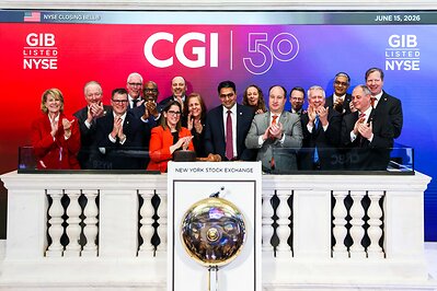 CGI at the NYSE on June 15th This image opens in the lightbox
