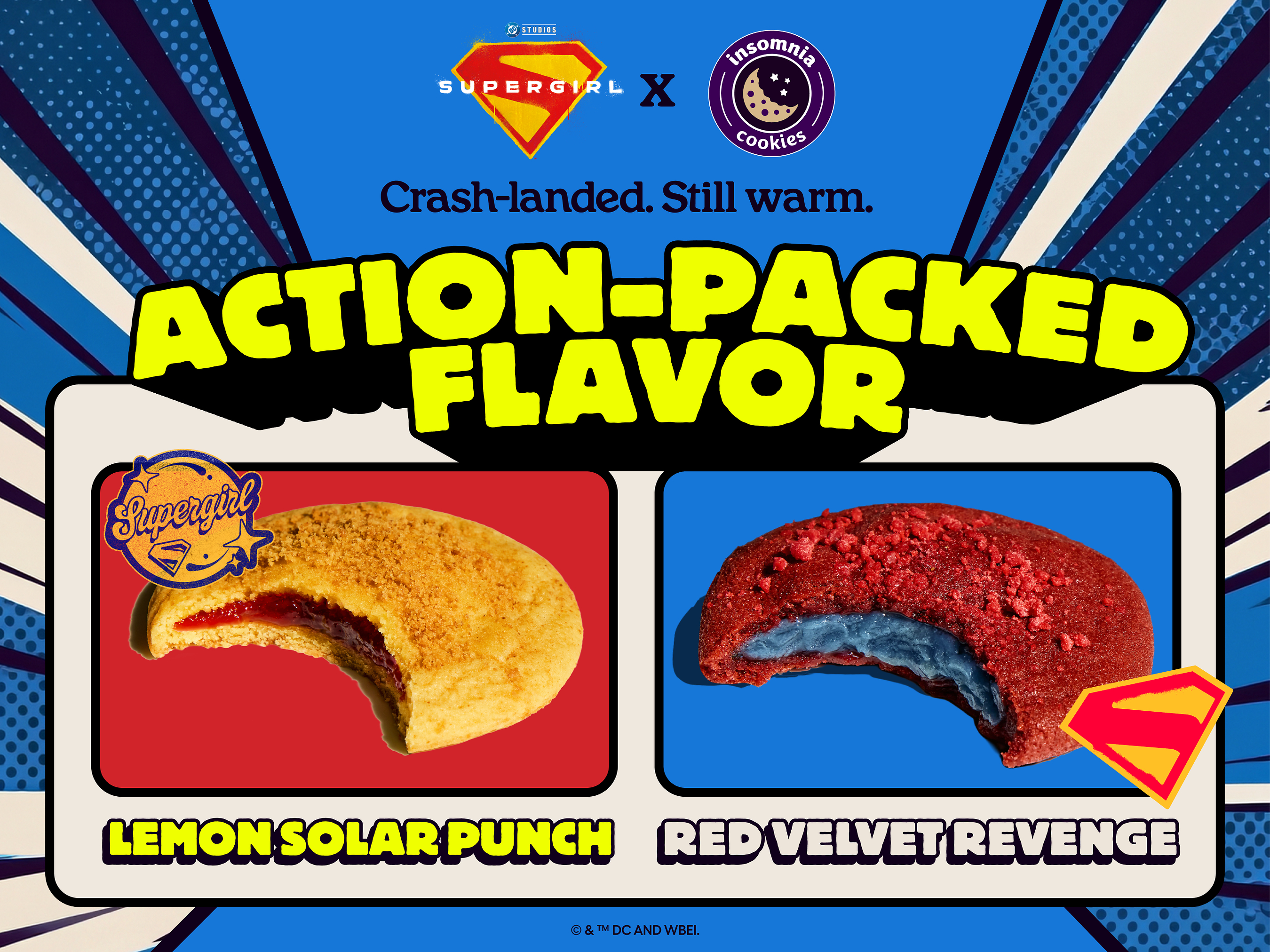 Insomnia Cookies and WBDGCP Team Up for an Out-Of-This-World Supergirl-Inspired Cookie Drop