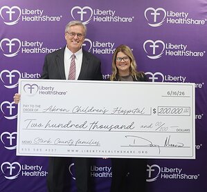 Liberty HealthShare Donates $200,000 to Support Medical Bill Assistance for Akron Children's Families