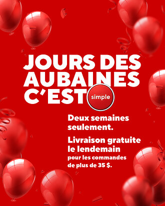 Du 19 juin au 2 juillet, économisez jusqu’à 40 % sur les produits de technologie, les articles essentiels de bureau, le mobilier et plus encore, dans les magasins Bureau en Gros partout au pays et en ligne à bureauengros.com.