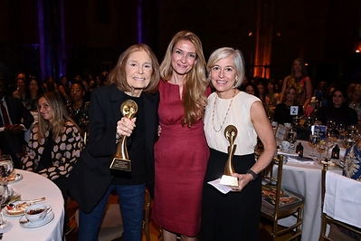 Gloria Steinem, Rebekah Dopp and Amy Richards 
