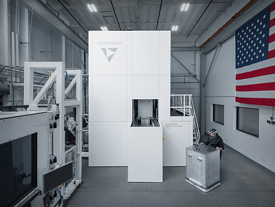 Divergent has engineered and built the most advanced industrial metal 3D printer in the United States: The Monolith One.
