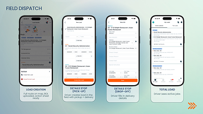 BeyondTrucks Field Dispatch functionality enables drivers to build and execute loads in the field. BeyondTrucks Field Dispatch functionality enables drivers to build and execute loads in the field.