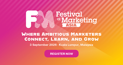Festival of Marketing Asia umum penceramah ucaptama pembukaan bagi pentas utama, B2C dan B2B
