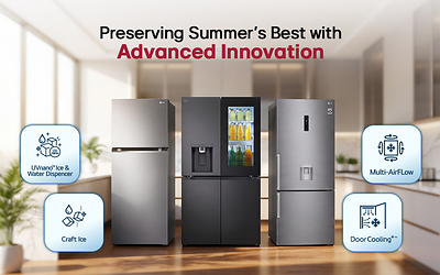 Beat the Summer Heat: LG Refrigeration Technology Elevates Crucial Food Cooling and Preservation