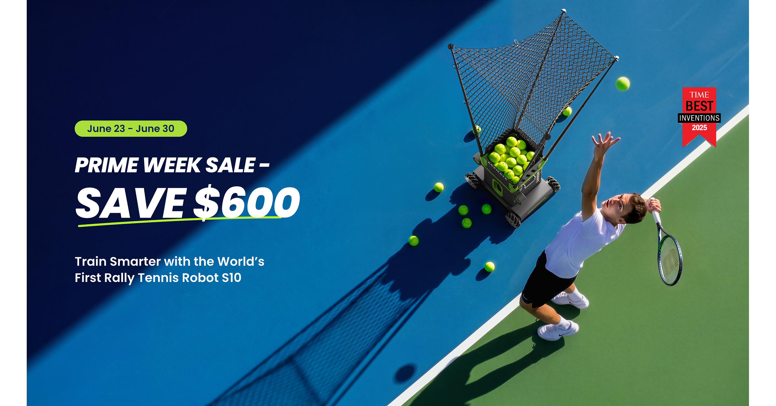 ACEMATE Tennis Robot S10 Launches with Major Discounts and Exciting Gifts