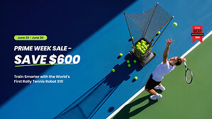 ACEMATE Tennis Robot S10 Gets $600 Prime Day Discount, with Bonus Gifts