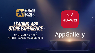 HUAWEI AppGallery nominated for ”Leading App Store Experience” at the Pocket Gamer Mobile Games Awards 2026. HUAWEI AppGallery nominated for ”Leading App Store Experience” at the Pocket Gamer Mobile Games Awards 2026.