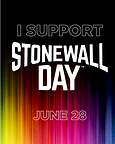 Show your support for Stonewall Day—download the “I Support Stonewall Day” badge at www.pridelive.org and share it on your social media on June 28, 2026.
