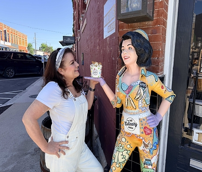 Owner and Chef, ("pudding pitmaster"), Alana Webre