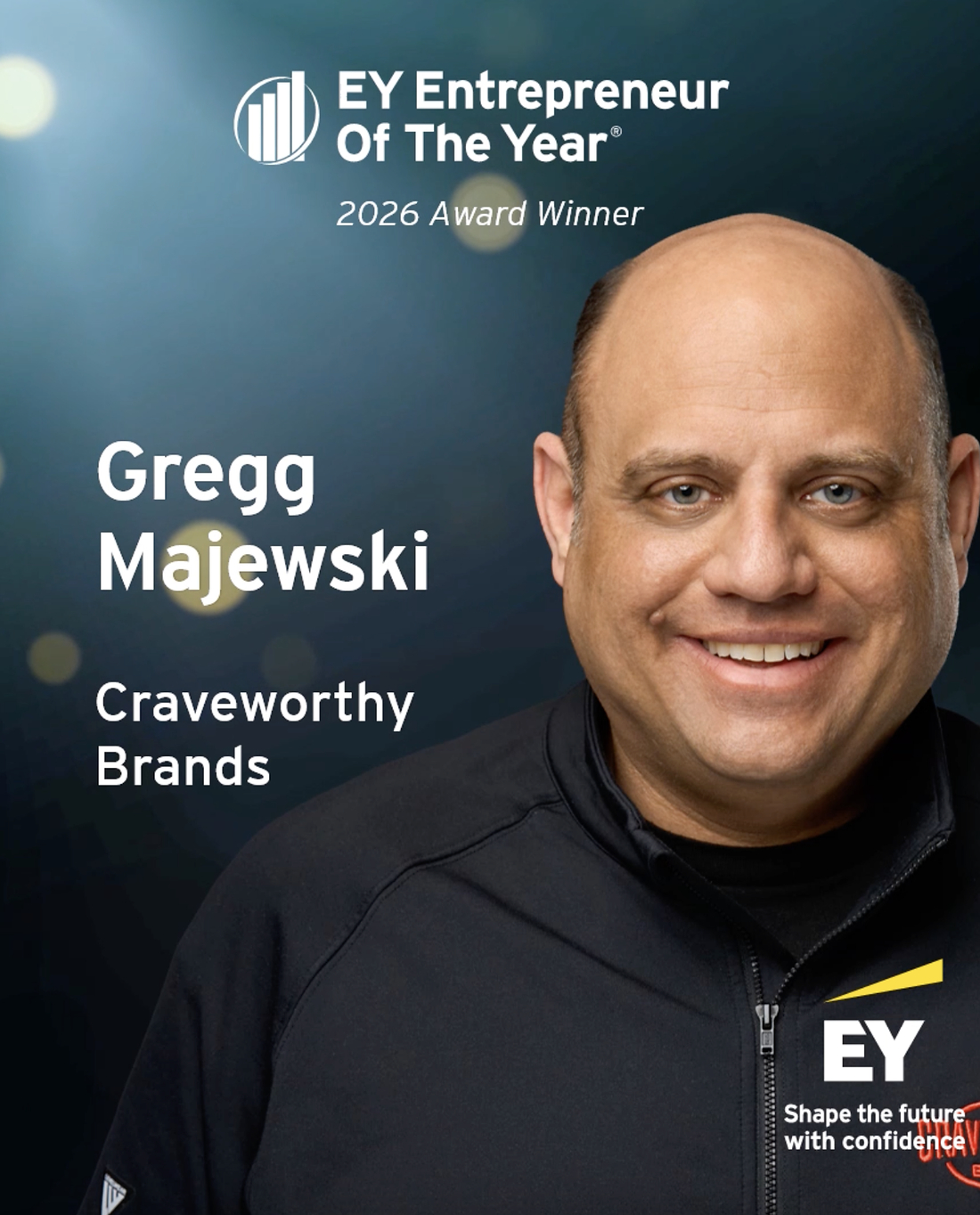 Gregg Majewski of Craveworthy Brands named EY US Entrepreneur Of The Year® 2026 Midwest Award winner