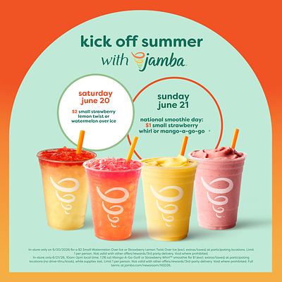 Kick Off Summer with Jamba