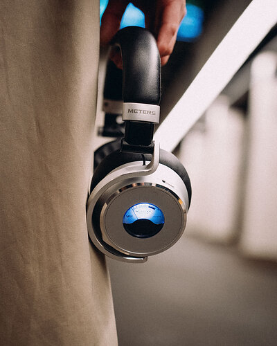 Meters is known for studio-quality headphones featuring a signature retro look with analog VU meters embedded in the headset. The patented technology and iconic design are regarded as milestones in audio innovation, pairing state-of-the-art sound with an exceptional visual aesthetic.