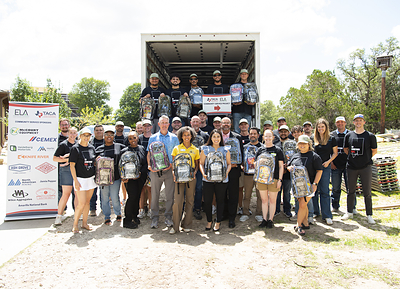 TACA's Emerging Leaders Academy participants and volunteers assembled 2,000 backpacks for students in need, benefiting charitable organizations serving communities in Austin, Dallas, Houston and San Antonio. TACA's Emerging Leaders Academy participants and volunteers assembled 2,000 backpacks for students in need, benefiting charitable organizations serving communities in Austin, Dallas, Houston and San Antonio.