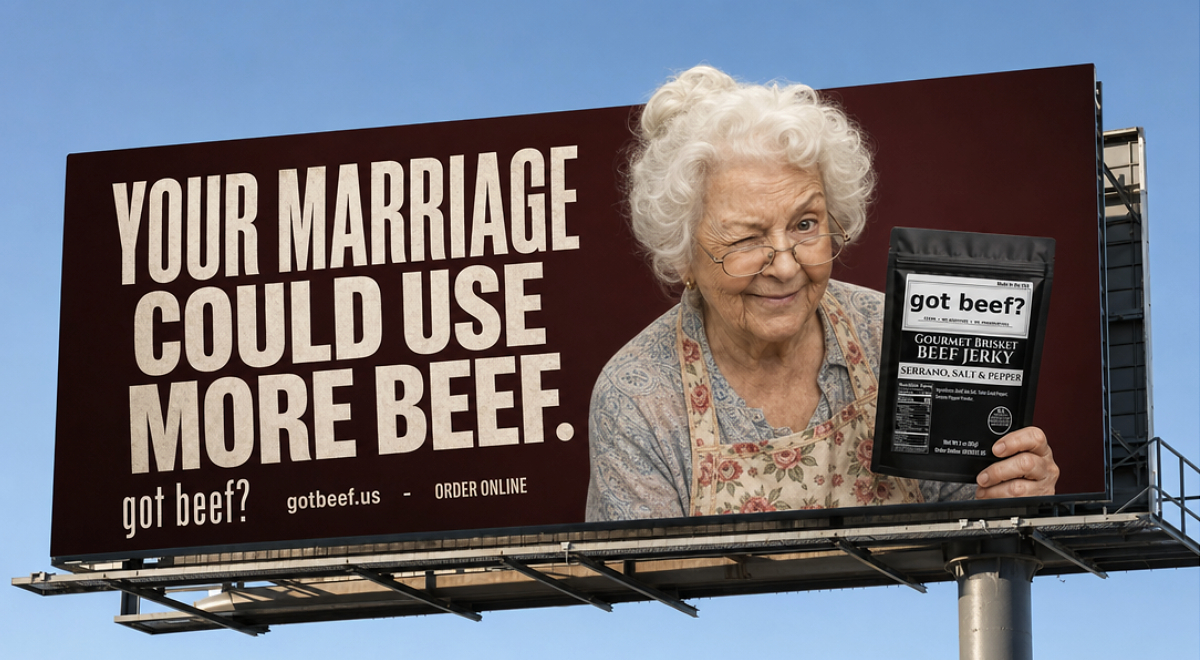 Got Beef Introduces "Granny," an AI-Generated Brand Spokesperson With Jaw Dropping Realistic AI YouTube Commercial and Billboard Campaign