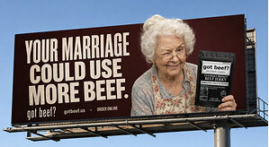 Got Beef Introduces "Granny," an AI-Generated Brand Spokesperson With Jaw Dropping Realistic AI YouTube Commercial and Billboard Campaign
