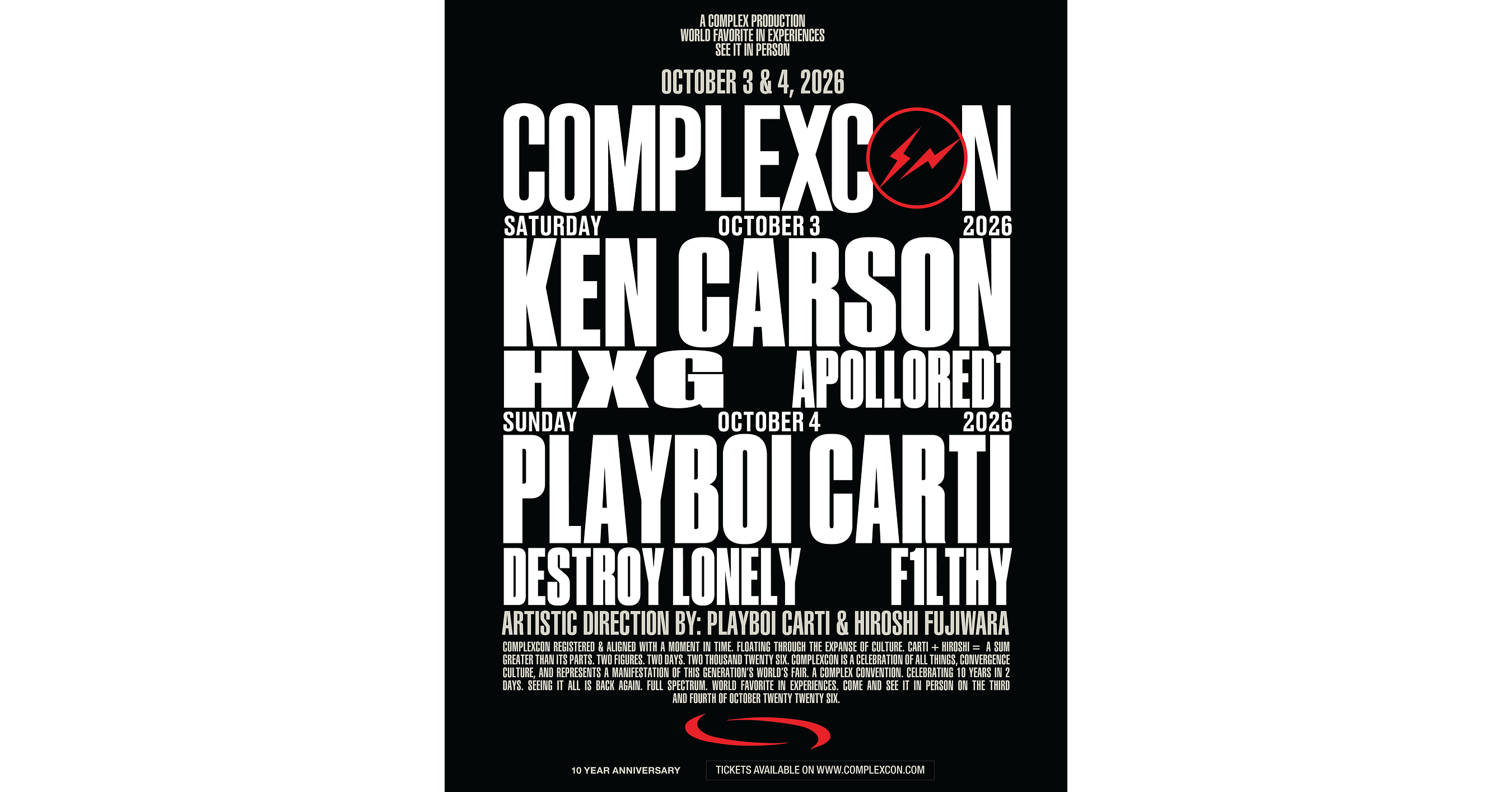 00pium Takes Over ComplexCon 2026 as Playboi Carti and Ken Carson Headline the Festival's 10-Year Anniversary in Los Angeles
