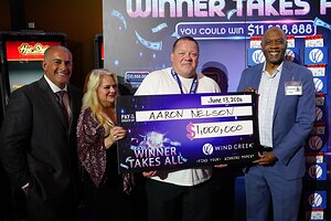 Wind Creek Hospitality Celebrates "Winner Takes All" Champion After $1 Million Win, Chance at Up to $11.8 Million