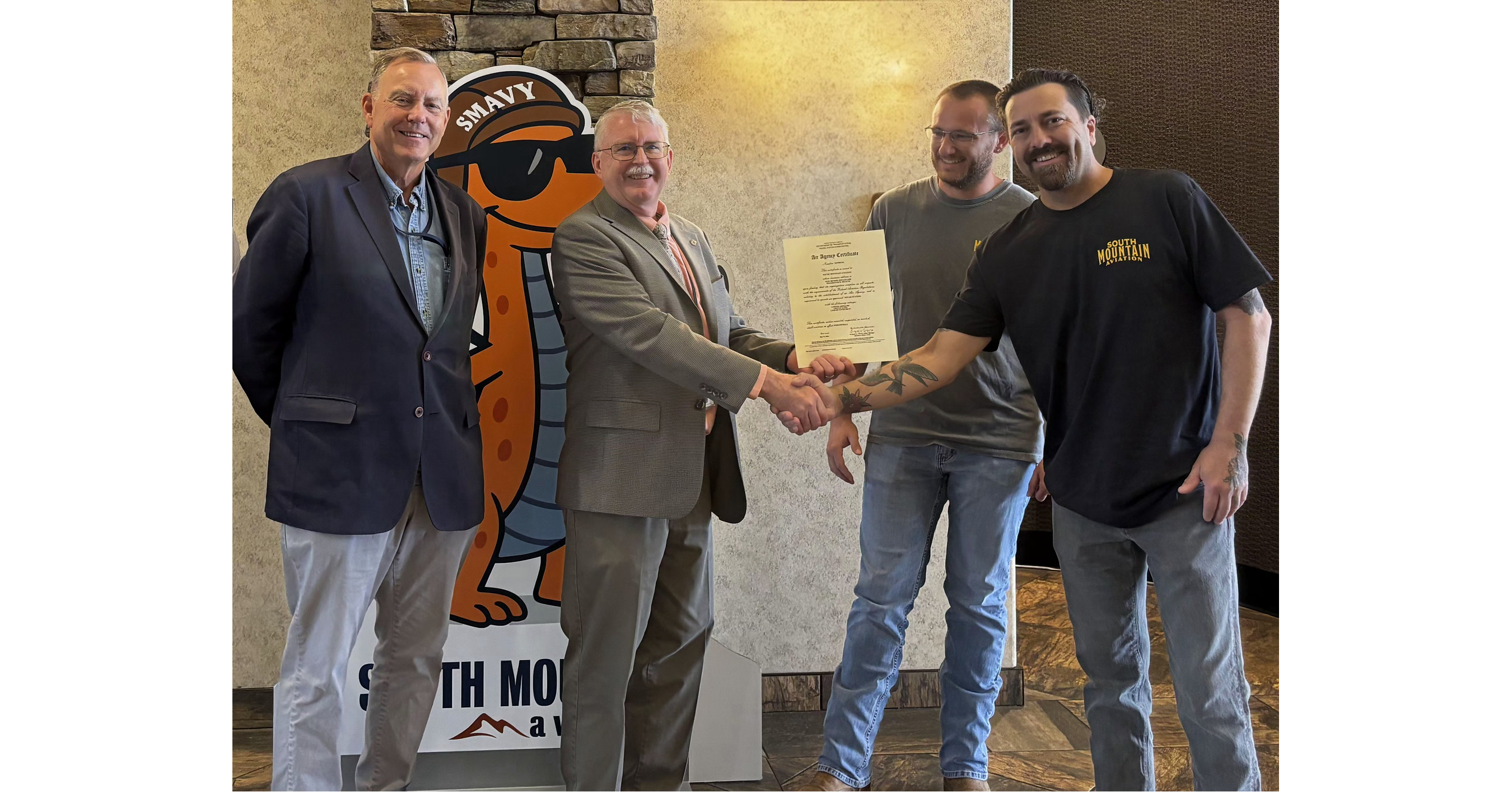 South Mountain Aviation Completes FAA Part 145 Certification, FAA Awards Repair Station Certification