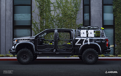 Anduril Industries and Oculus Founder Palmer Luckey Partner with RealTruck for Custom Military Utilitarian Truck Build for Charity